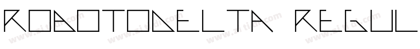 RobotoDelta Regular字体转换